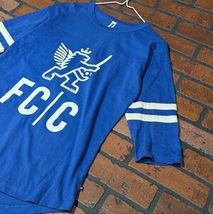 Pennant‎ Women's S FC Cincinnati Striped 3/4 Sleeve Cotton Top